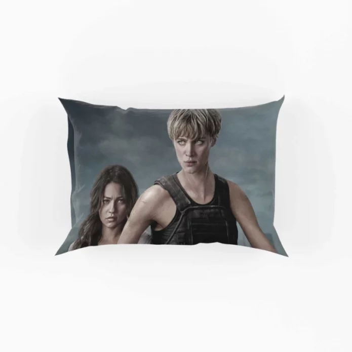 Terminator Dark Fate Movie Grace Mackenzie Davis Natalia Reyes Pillow Case