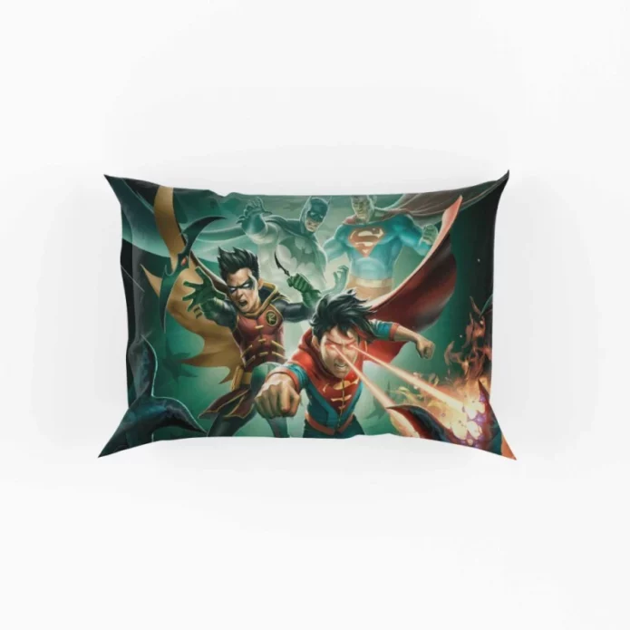 Batman and Superman Battle of the Super Sons Movie Pillow Case