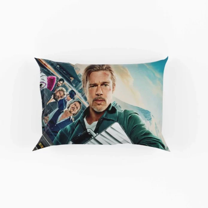 Brad Pitt in Bullet Train Movie Pillow Case