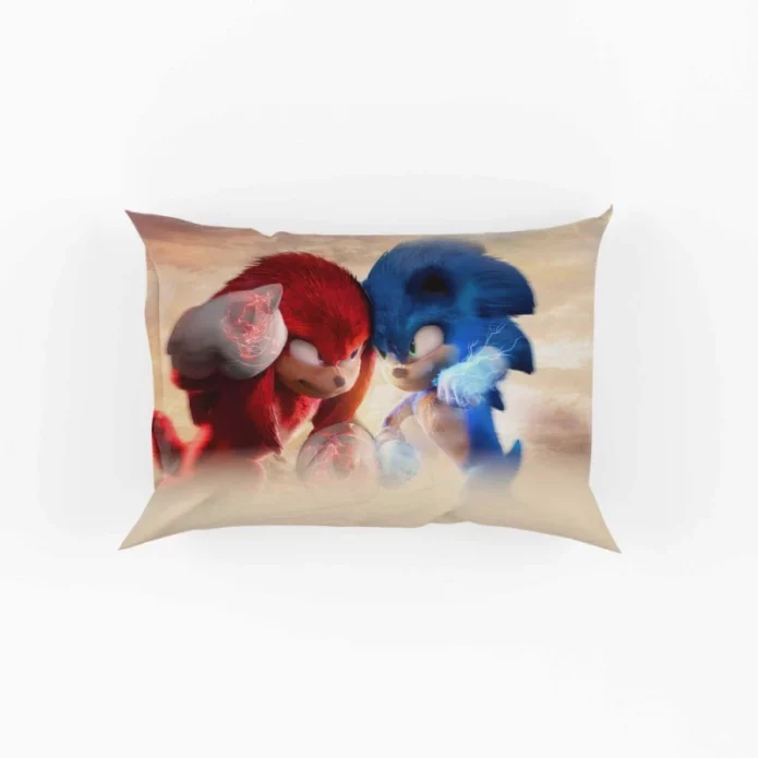 Sonic the Hedgehog 2 Movie Knuckles the Echidna Pillow Case