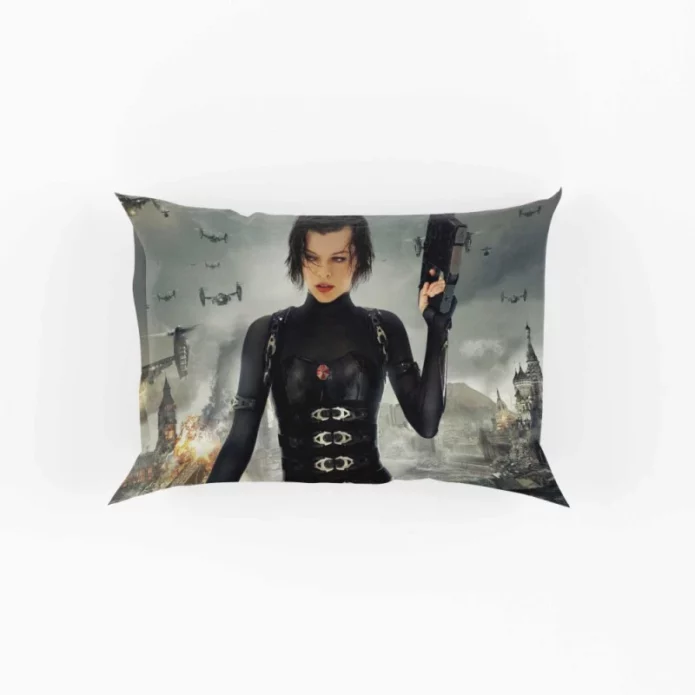 Resident Evil Retribution Woman Warrior Movie Pillow Case