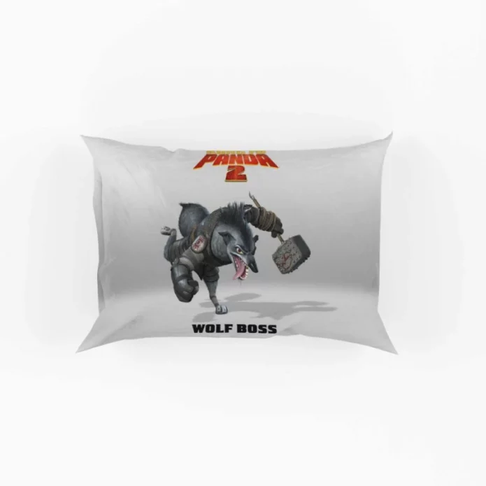 Kung Fu Panda 2 Movie Boss Wolf Pillow Case