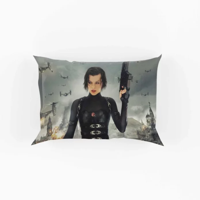 Resident Evil Retribution Movie Milla Jovovich Pillow Case