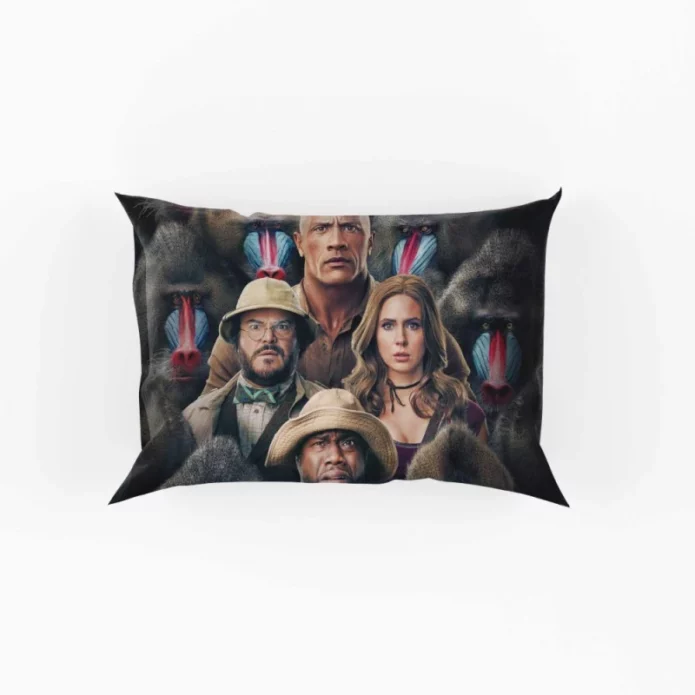 Jumanji The Next Level Movie Cast Poster Pillow Case