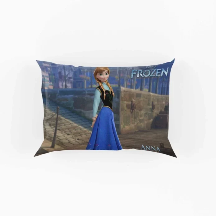 Princess Anna in Disney Frozen Movie Pillow Case