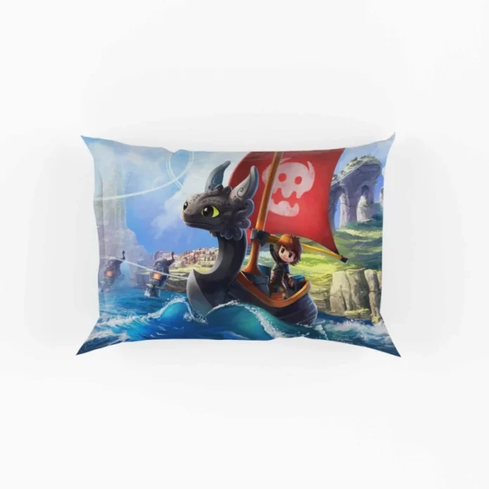 How To Train Your Dragon Movie Hiccup Chibi Pillow Case
