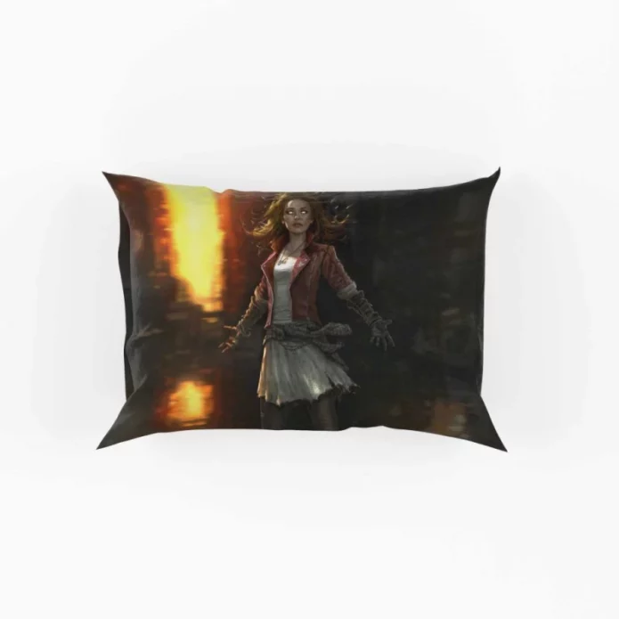 Scarlet Witch in Avengers Age of Ultron Movie Pillow Case