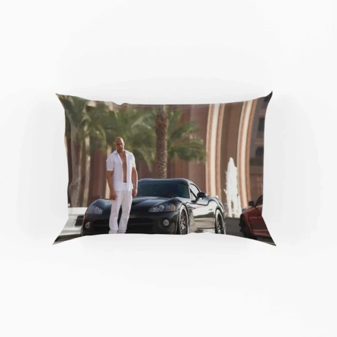 Vin Diesel in Furious 7 Movie Pillow Case