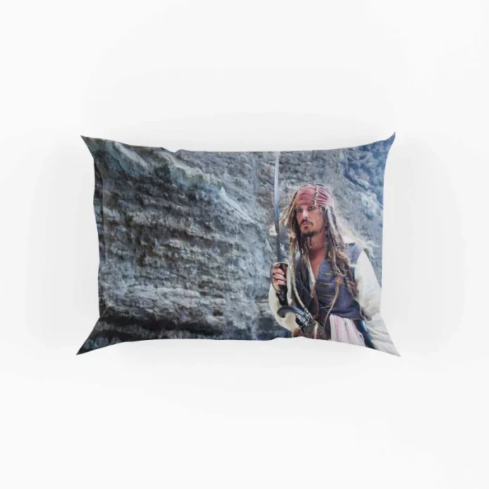 Pirates of the Caribbean On Stranger Tides Movie Jack Sparrow Pillow Case