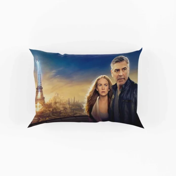 Tomorrowland Movie George Clooney Brittany Robertson Pillow Case