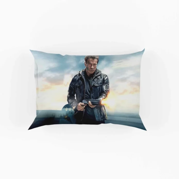 Terminator Genisys Movie Arnold Schwarzenegger Pillow Case