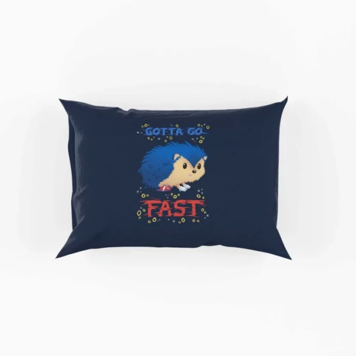 Sonic the Hedgehog Movie Gotta go Fast Pillow Case