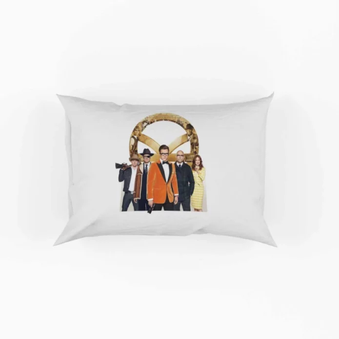 Kingsman The Golden Circle Movie Taron Egerton Pillow Case