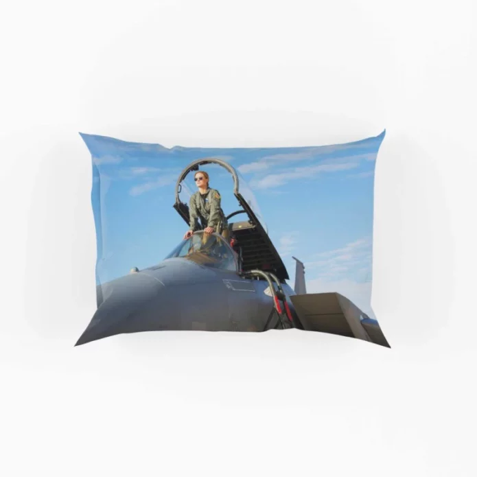 Captain Marvel Movie Brie Larson MCU Pillow Case