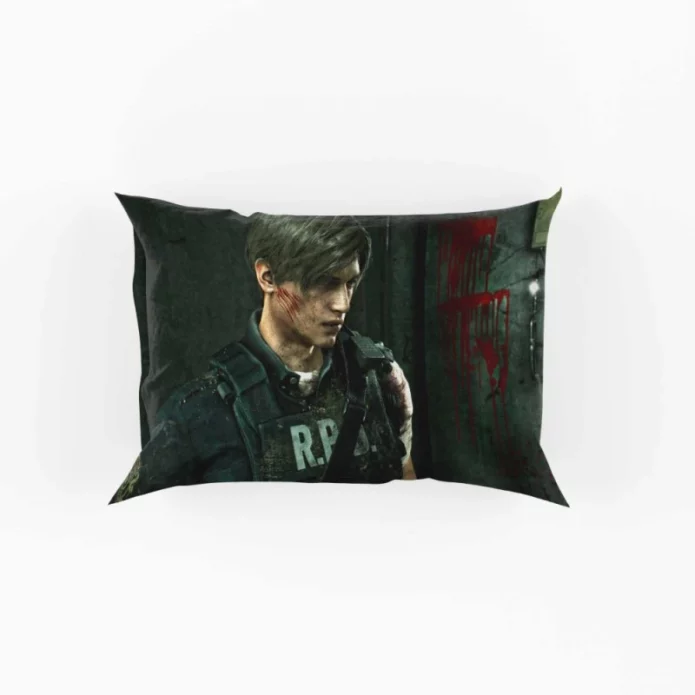 Leon S Kennedy Movie Resident Evil 2 Pillow Case