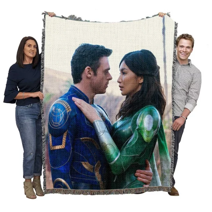 Eternals Movie Richard Madden Ikaris Woven Blanket