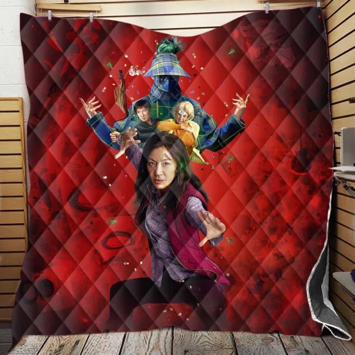 Everything Everywhere All at Once Movie Michelle Yeoh Quilt Blanket