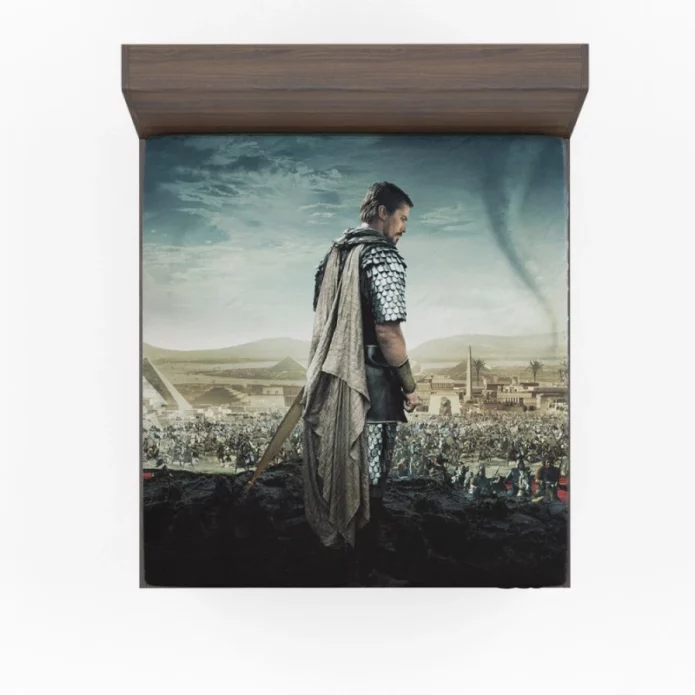 Exodus Gods and Kings Movie Christian Bale Fitted Sheet