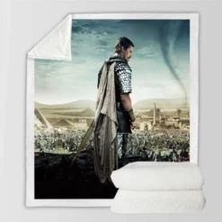 Exodus Gods and Kings Movie Christian Bale Sherpa Fleece Blanket