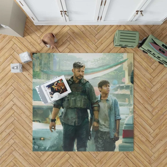 Extraction Movie Chris Hemsworth Rug