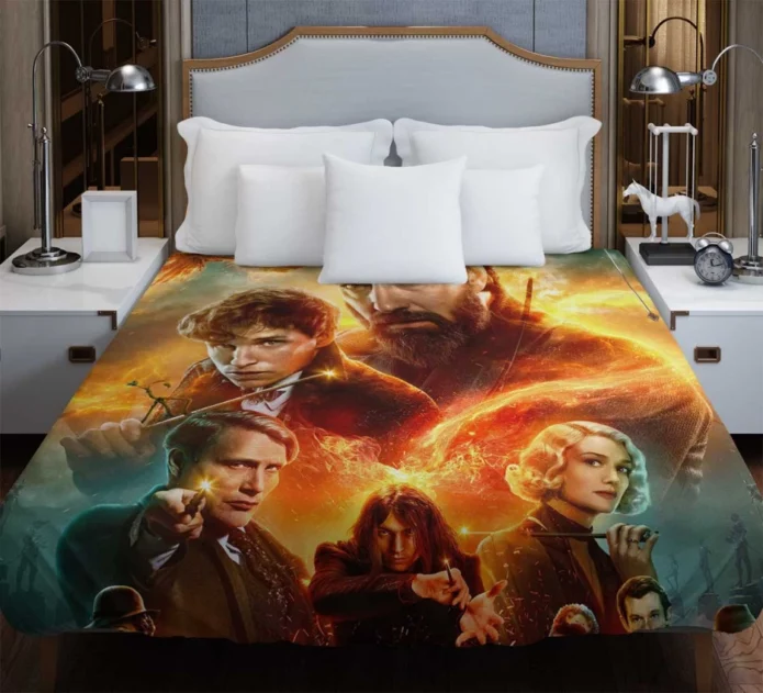 Fantastic Beasts The Secrets of Dumbledore Movie Poster Duvet Cover