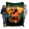 Fantastic Beasts The Secrets of Dumbledore Movie Woven Blanket