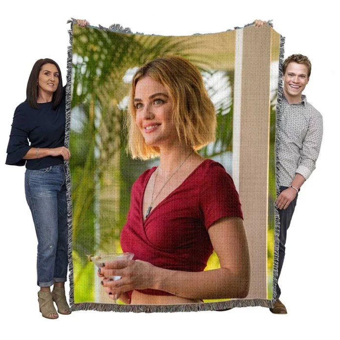 Fantasy Island Movie Lucy Hale Woven Blanket