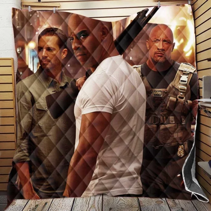 Fast & Furious 6 Movie Brian OConner Quilt Blanket