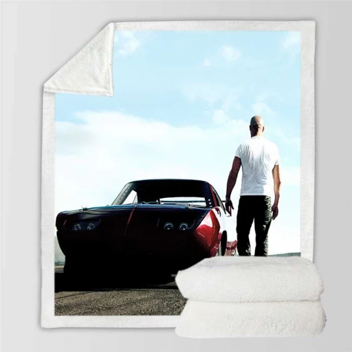 Fast & Furious 6 Movie Dominic Toretto Sherpa Fleece Blanket