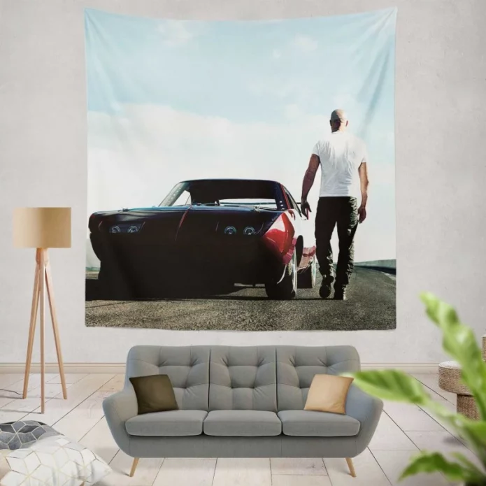Fast & Furious 6 Movie Dominic Toretto Wall Hanging Tapestry
