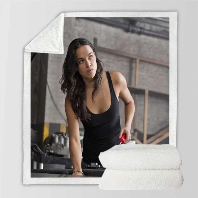 Fast & Furious 6 Movie Letty Ortiz Sherpa Fleece Blanket