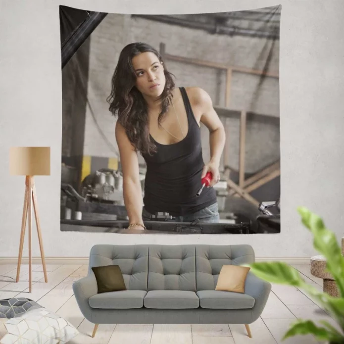Fast & Furious 6 Movie Letty Ortiz Wall Hanging Tapestry