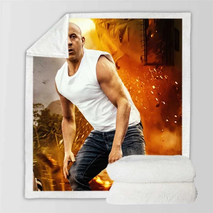 Fast & Furious 9 Movie Dominic Toretto Sherpa Fleece Blanket