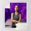 Fast & Furious 9 Movie Nathalie Emmanuel Ramsey Sherpa Fleece Blanket