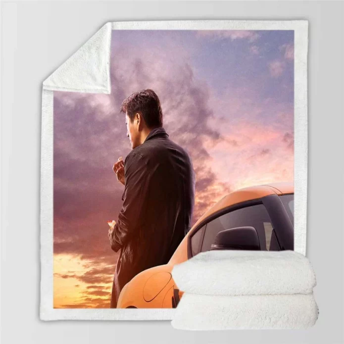 Fast & Furious 9 Movie Sung Kang Han Sherpa Fleece Blanket