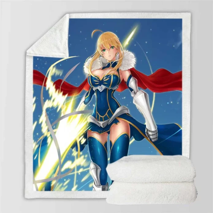 Fate Stay Night fate Grand Order Anime Sherpa Fleece Blanket