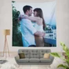 Fifty Shades Freed Movie Christian Grey Anastasia Steele Wall Hanging Tapestry