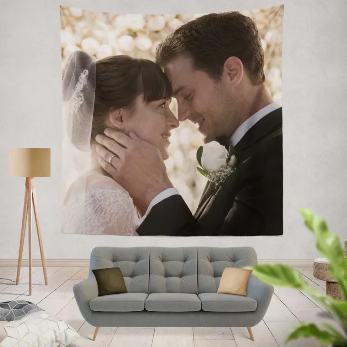 Fifty Shades Freed Movie Romantic Wall Hanging Tapestry