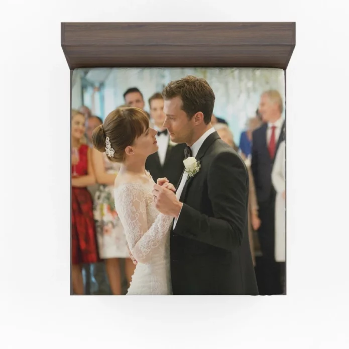 Fifty Shades Freed Movie Wedding Scene Fitted Sheet