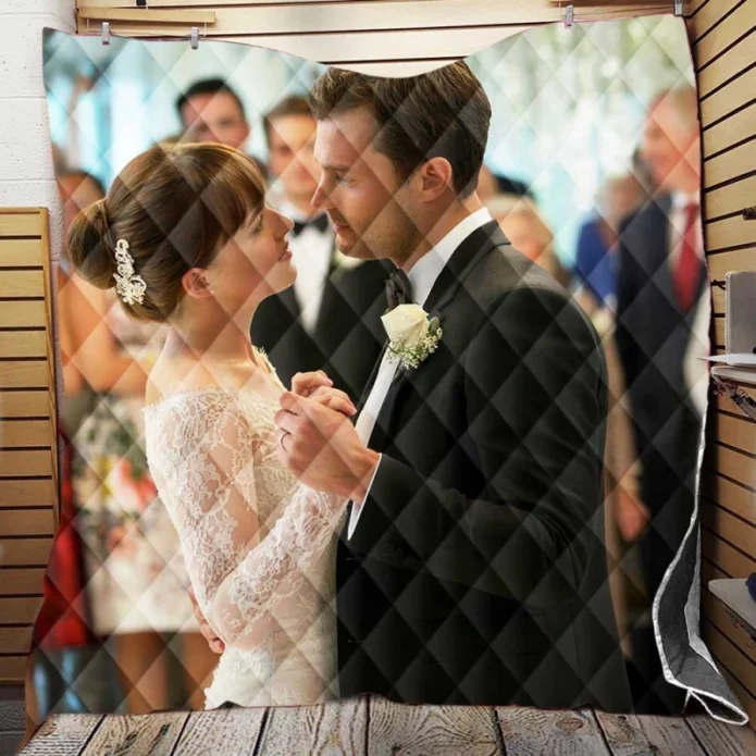 Fifty Shades Freed Movie Wedding Scene Quilt Blanket