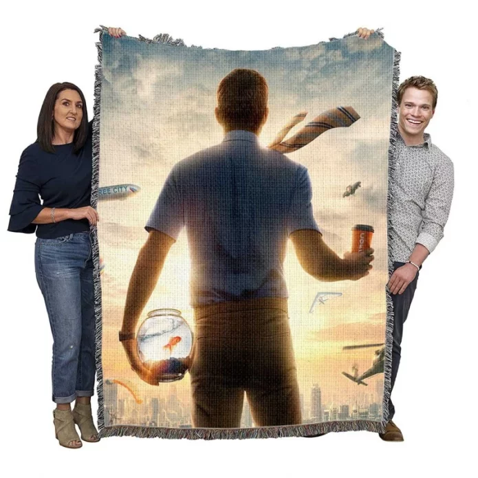 Free Guy Movie Ryan Reynolds Woven Blanket