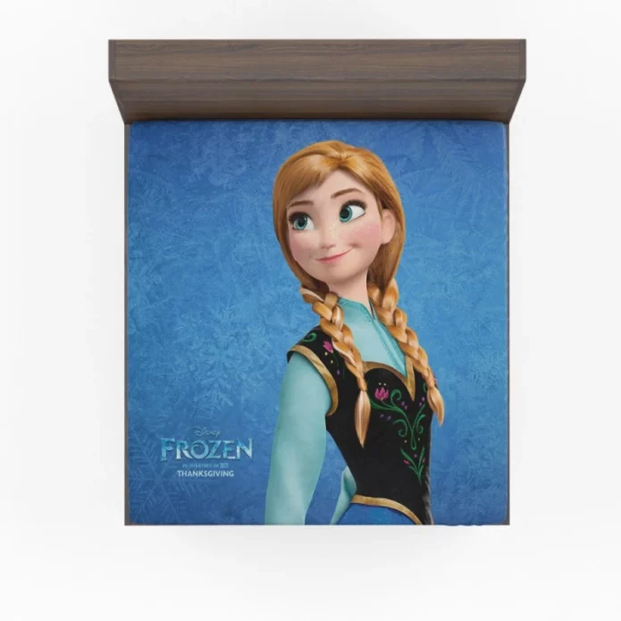Frozen Animated Movie Anna Fitted Sheet