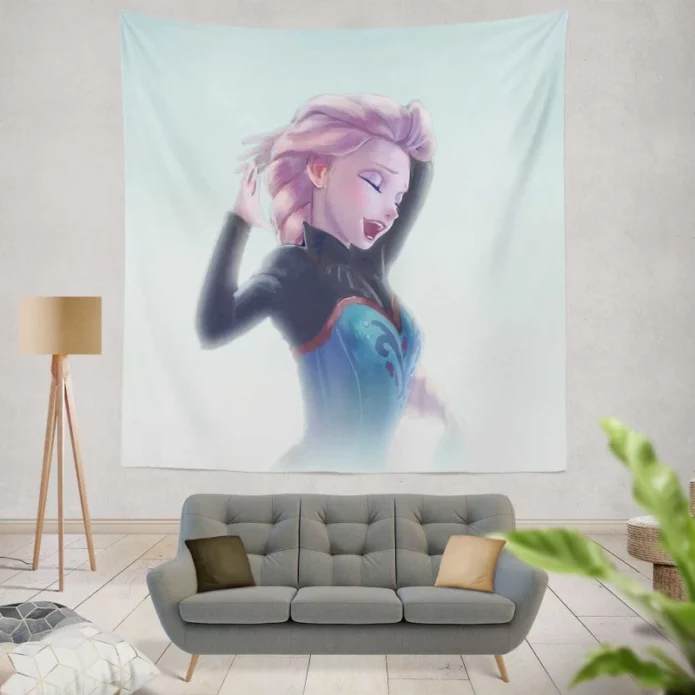 Frozen Children Film Elsa Wall Hanging Tapestry