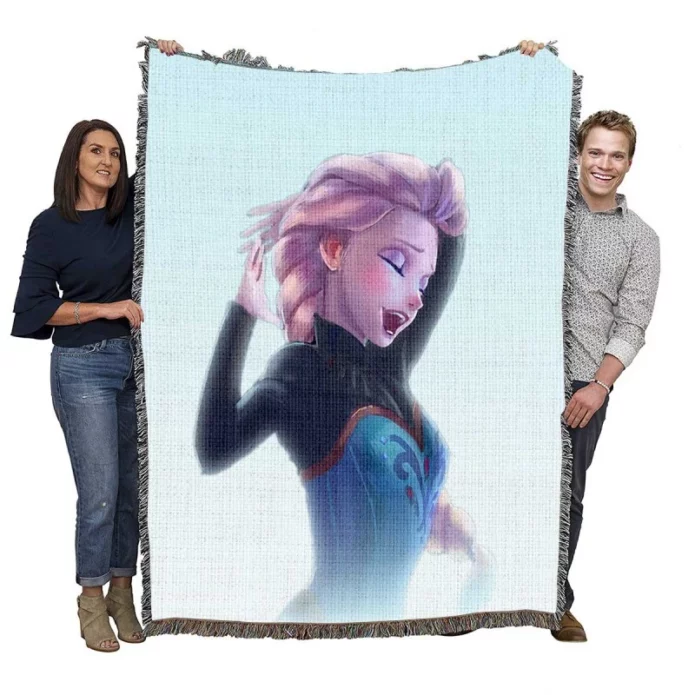 Frozen Children Film Elsa Woven Blanket