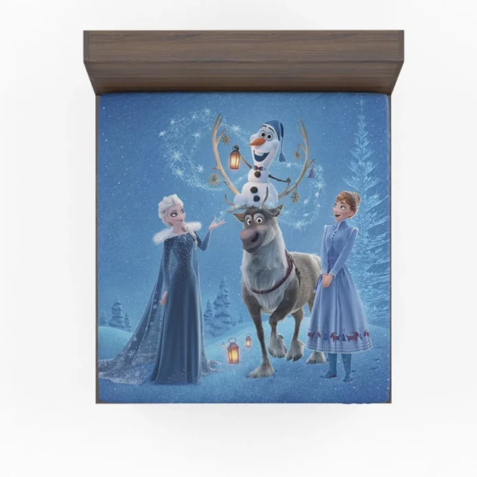 Frozen Movie Disney Elsa and Anna Fitted Sheet