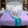 Frozen Movie Elsa Ice Castle Princess Duvet Cover