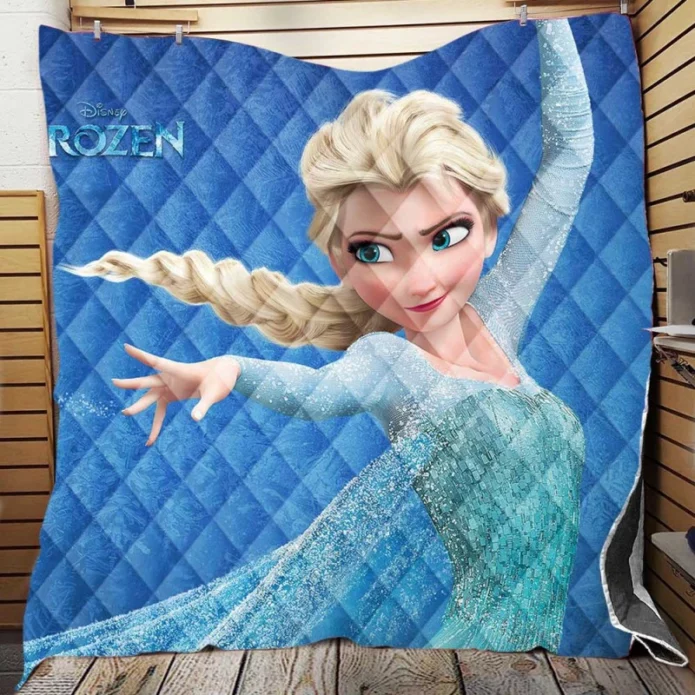 Frozen Movie Elsa Princess Quilt Blanket