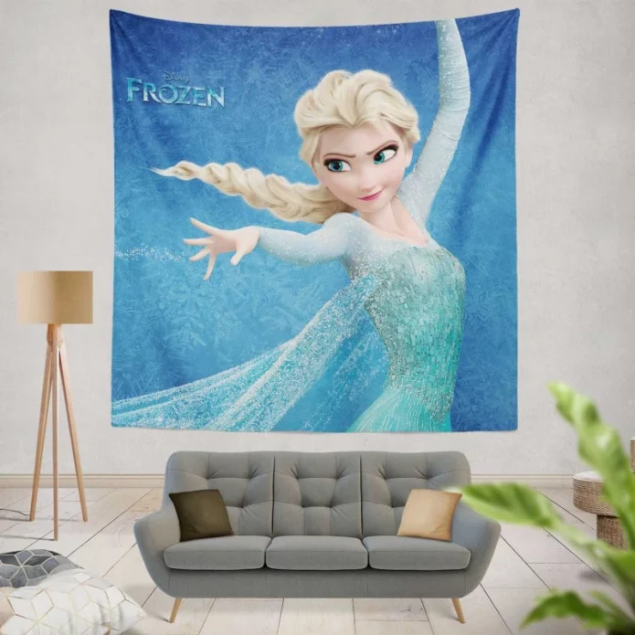 Frozen Movie Elsa Princess Wall Hanging Tapestry