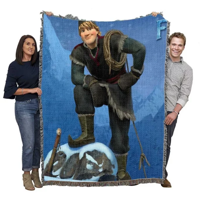 Frozen Movie Kristoff Disney Woven Blanket