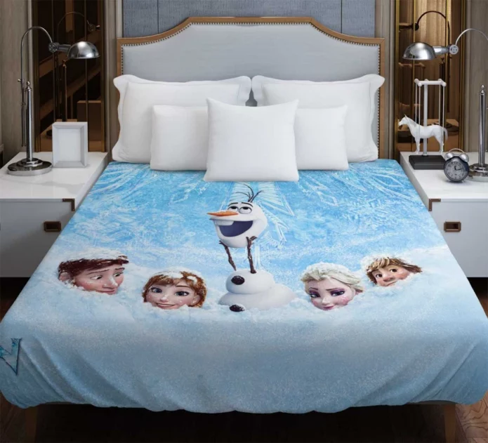 Frozen Movie Poster Duvet Cover